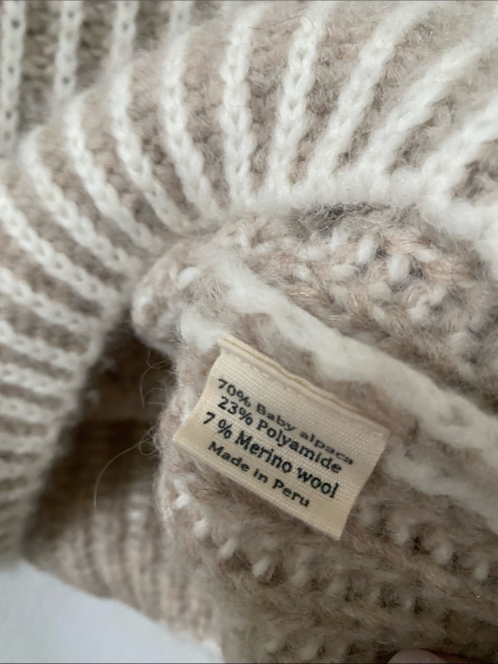 Micaela Greg Ines Apaca Sweater Medium - Picture 2 of 6